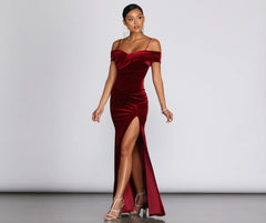 Christiana Velvet Formal Dress