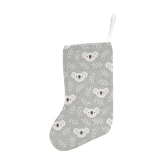 Cute koala leaves pattern Christmas Stocking