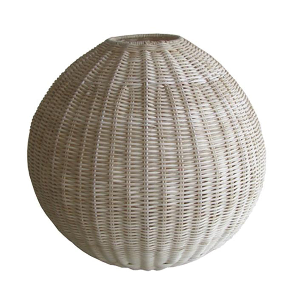 Lampadario in rattan naturale sfera cm Ø37xh37