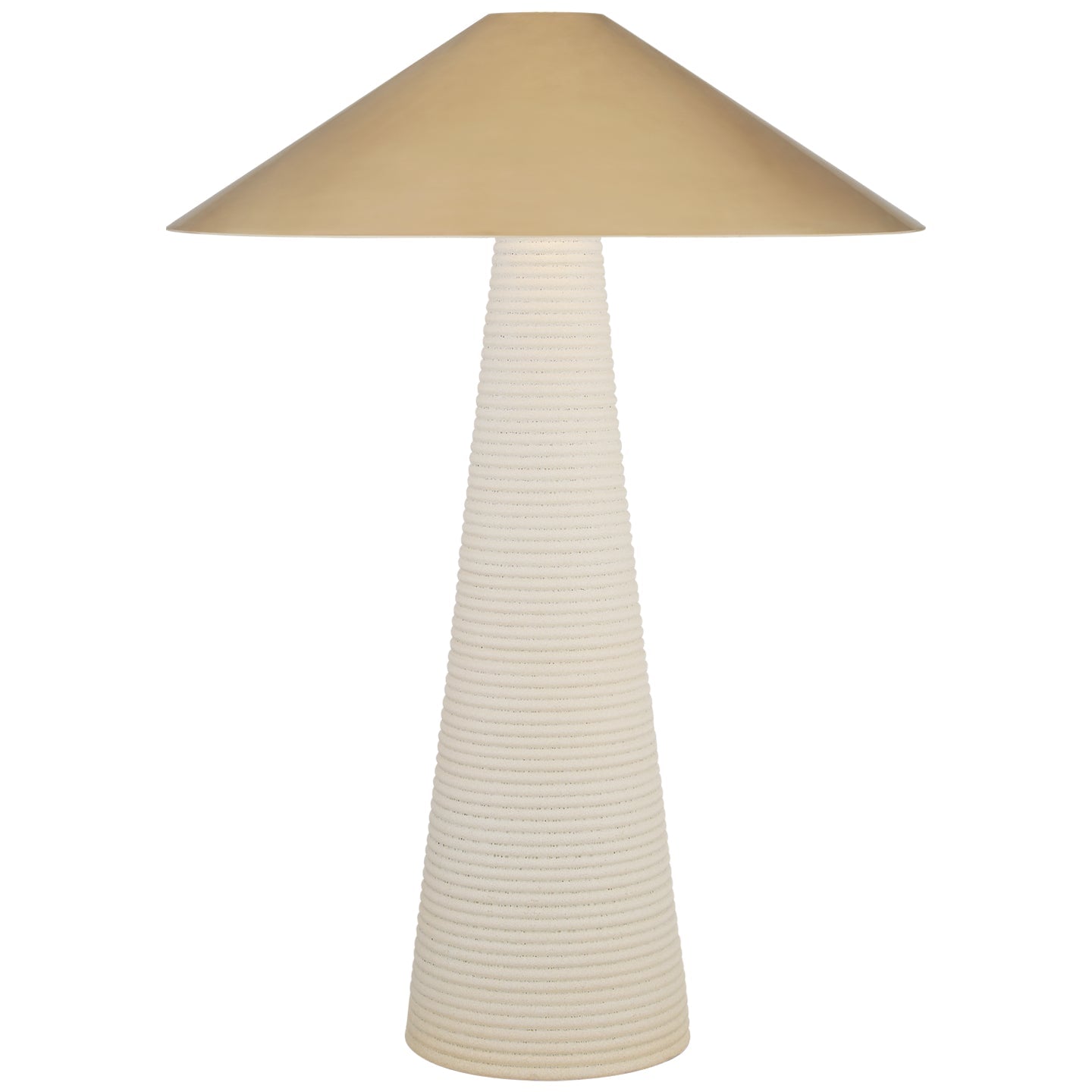 Visual Comfort Signature Canada - KW 3661PRW-AB - Two Light Table Lamp - Miramar - Porous White Porcelain