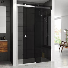 Merlyn Slding Shower Door 1200mm / Right Hand Merlyn Series 10 Sliding Shower Shower Door in Chrome with Smoked Glass