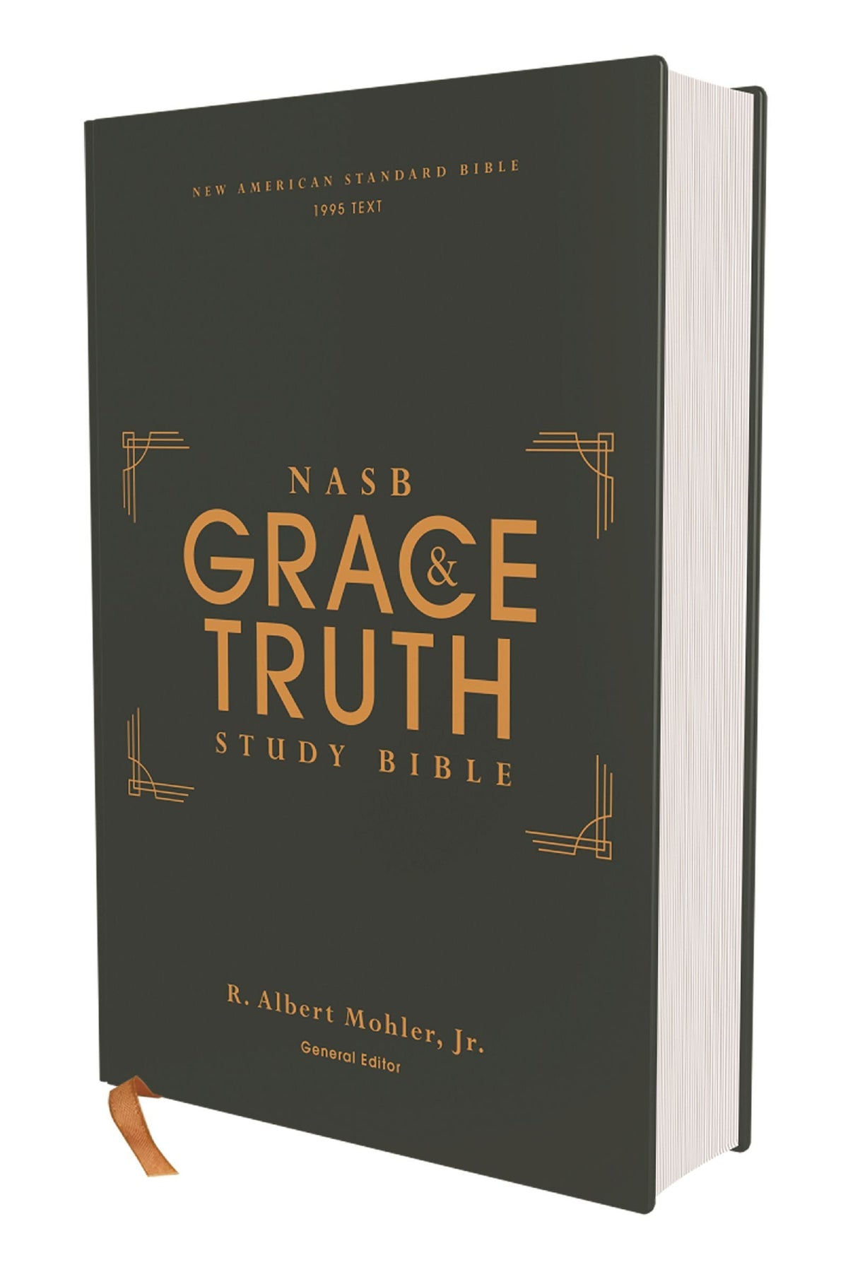 NASB, The Grace and Truth Study Bible, Hardcover, Green, Red Letter, 1995 Text, Comfort Print