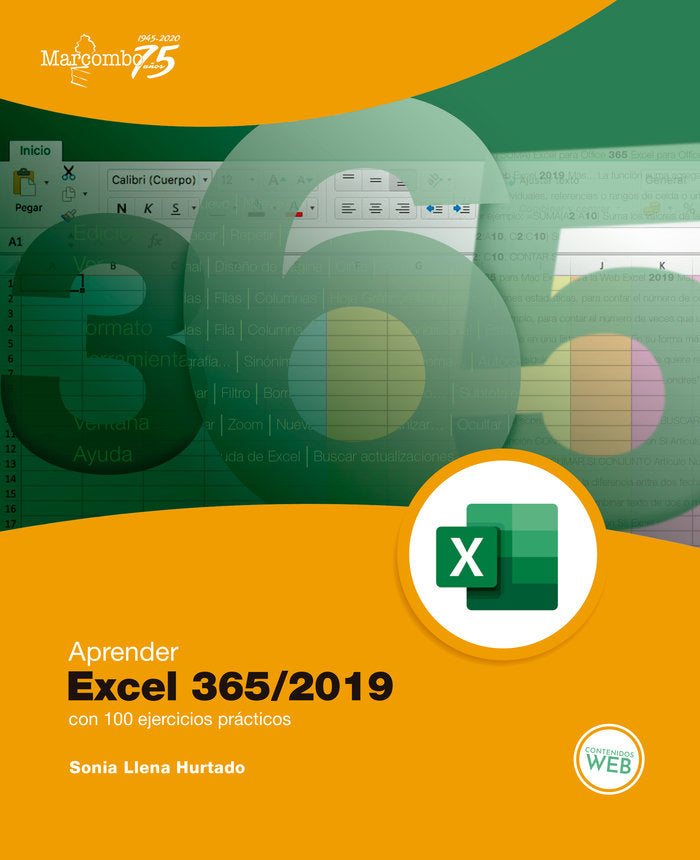 APRENDER EXCEL 3652019 CON 100 EJERCICIOS PRACTICOS - 9788426728173