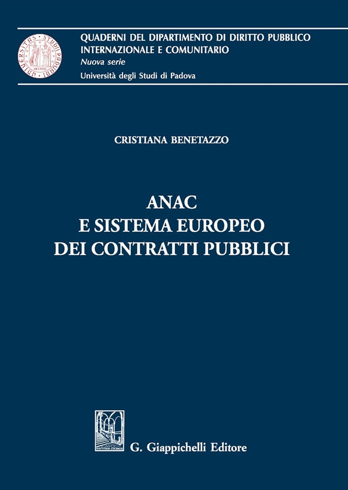 Anac sistema europeo contratti pubblici - Benetazzo