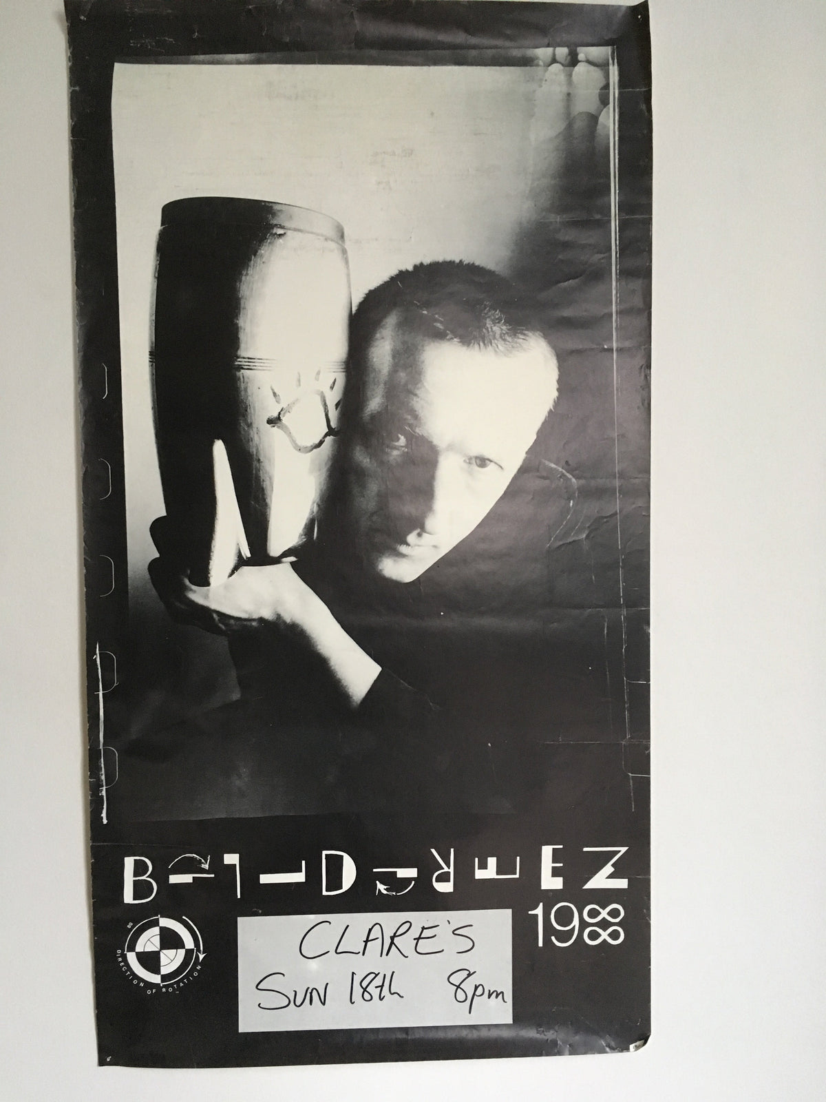 DIREEN BILL-ORIGINAL GIG POSTER 1988