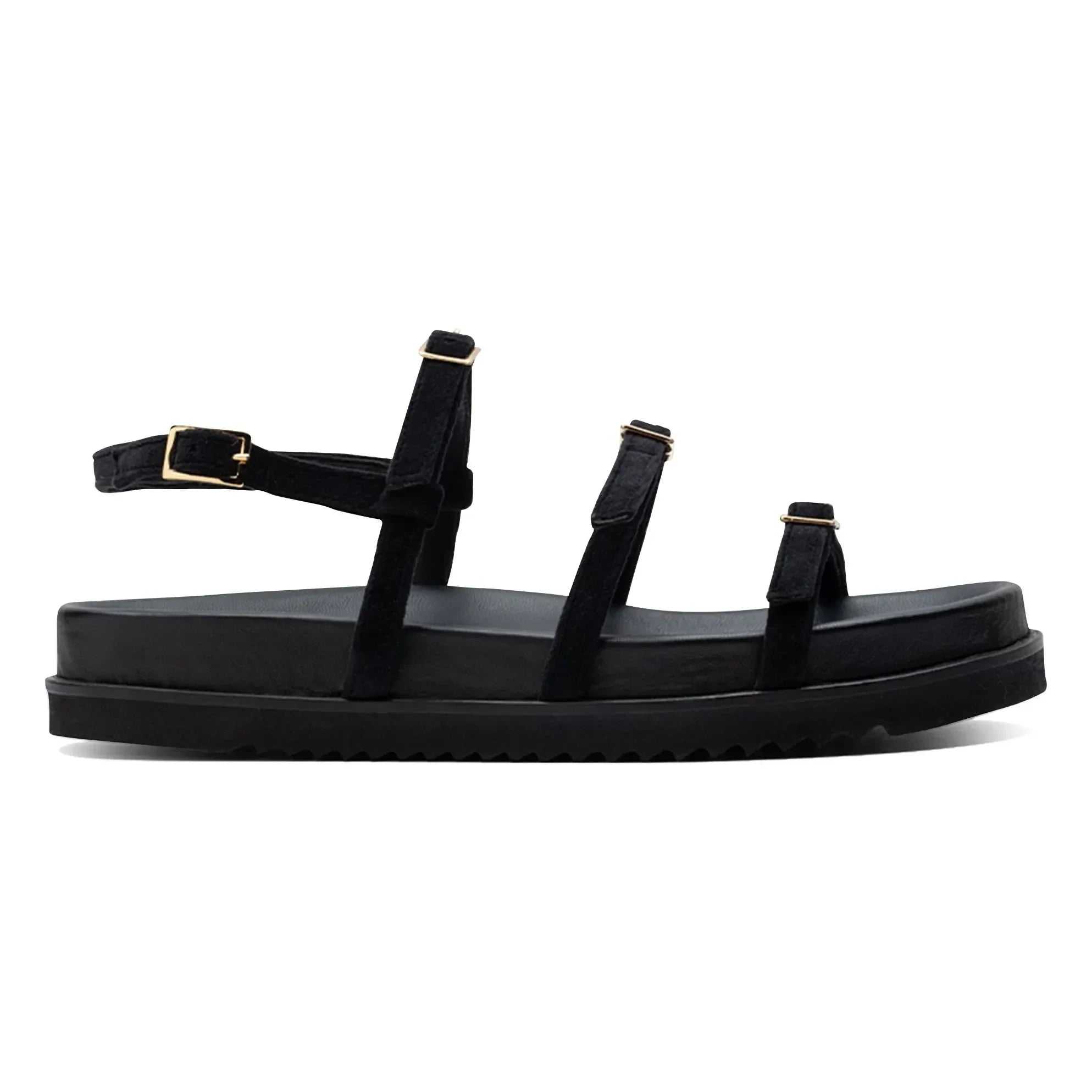 Lachoix - Ella Leather sandals | Black