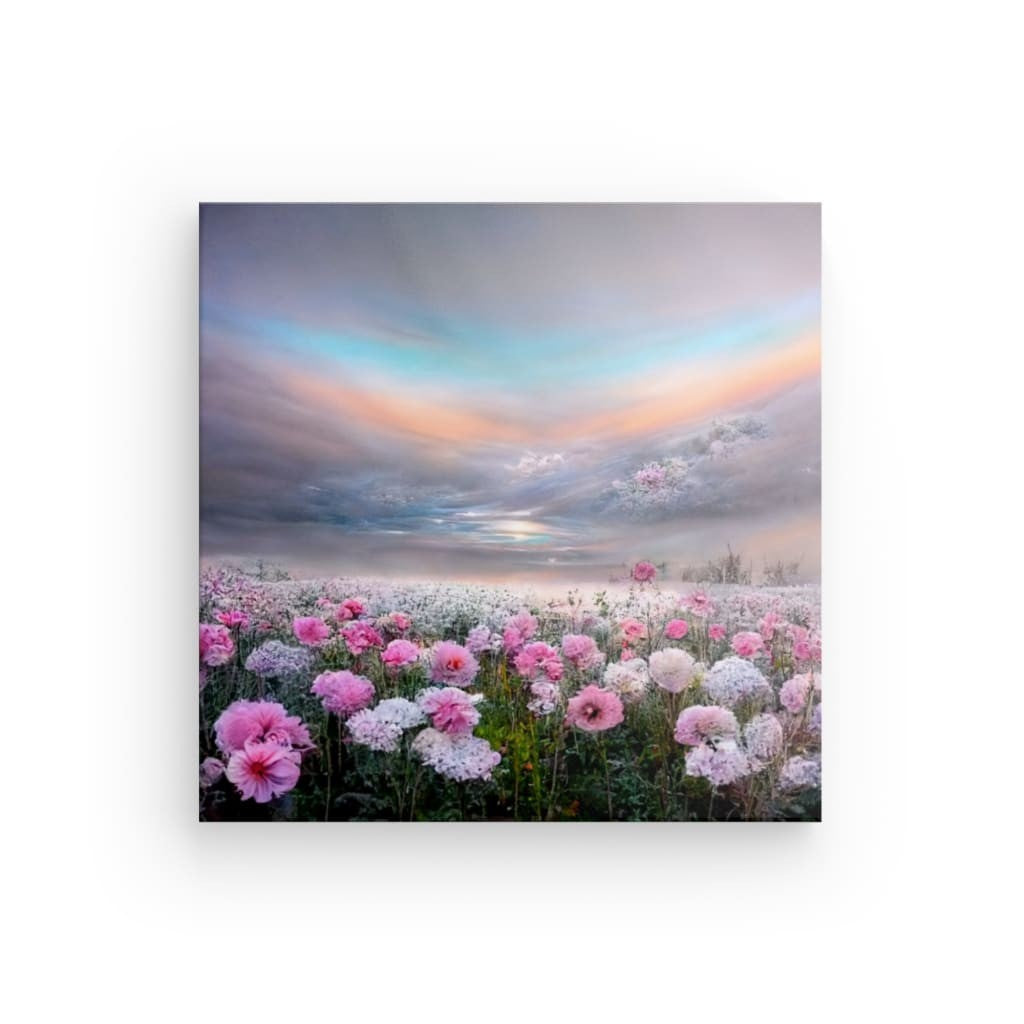 Flowerfield - Leinwand