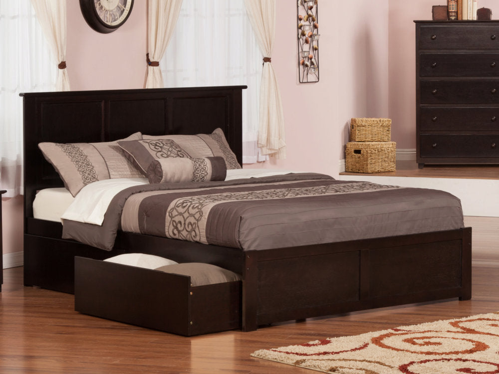 Madison Queen Platform Bed In Espresso