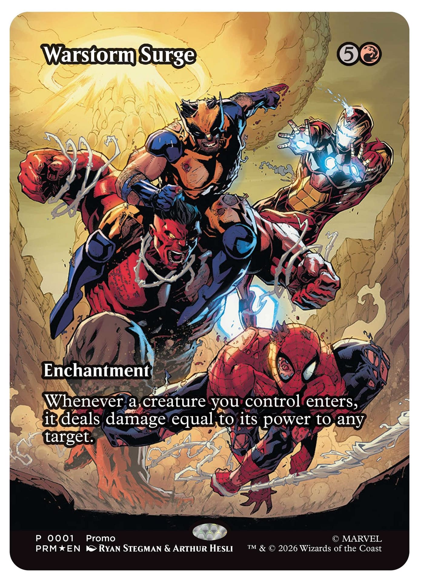 Exclusive Magic: The Gathering Card With Marvel's Avengers: Armageddon