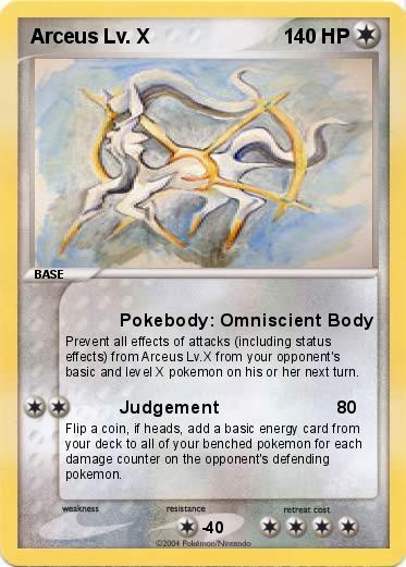 Pokemon Arceus Lv X 63