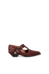BANDIDO Woman's Low Boots in Melanzana Crusted Suede