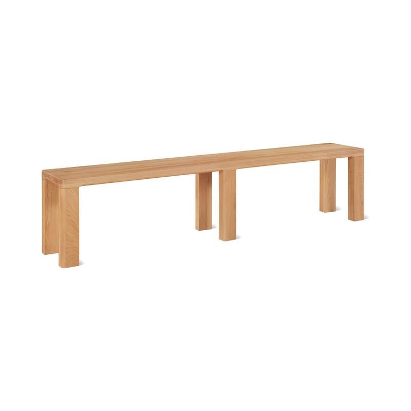 Foundry Bench, Seats 4, Natural Oak