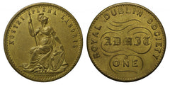 Ireland, Royal Dublin Society Brass Admission Ticket