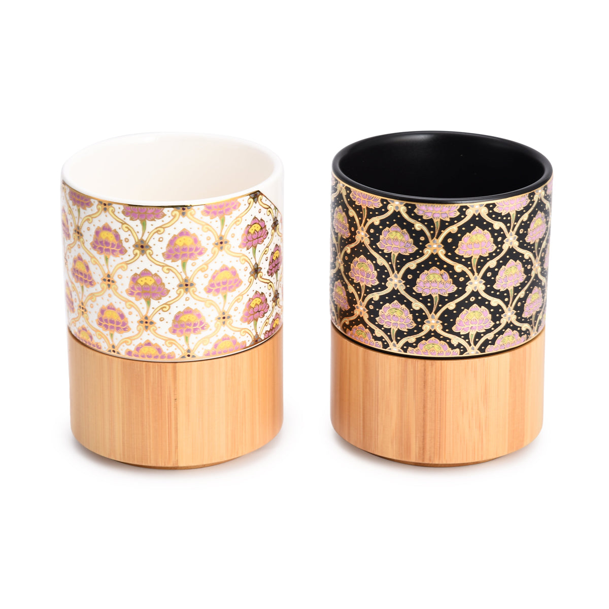 Two Sides of the Royal Lotus Benjarong Mug
