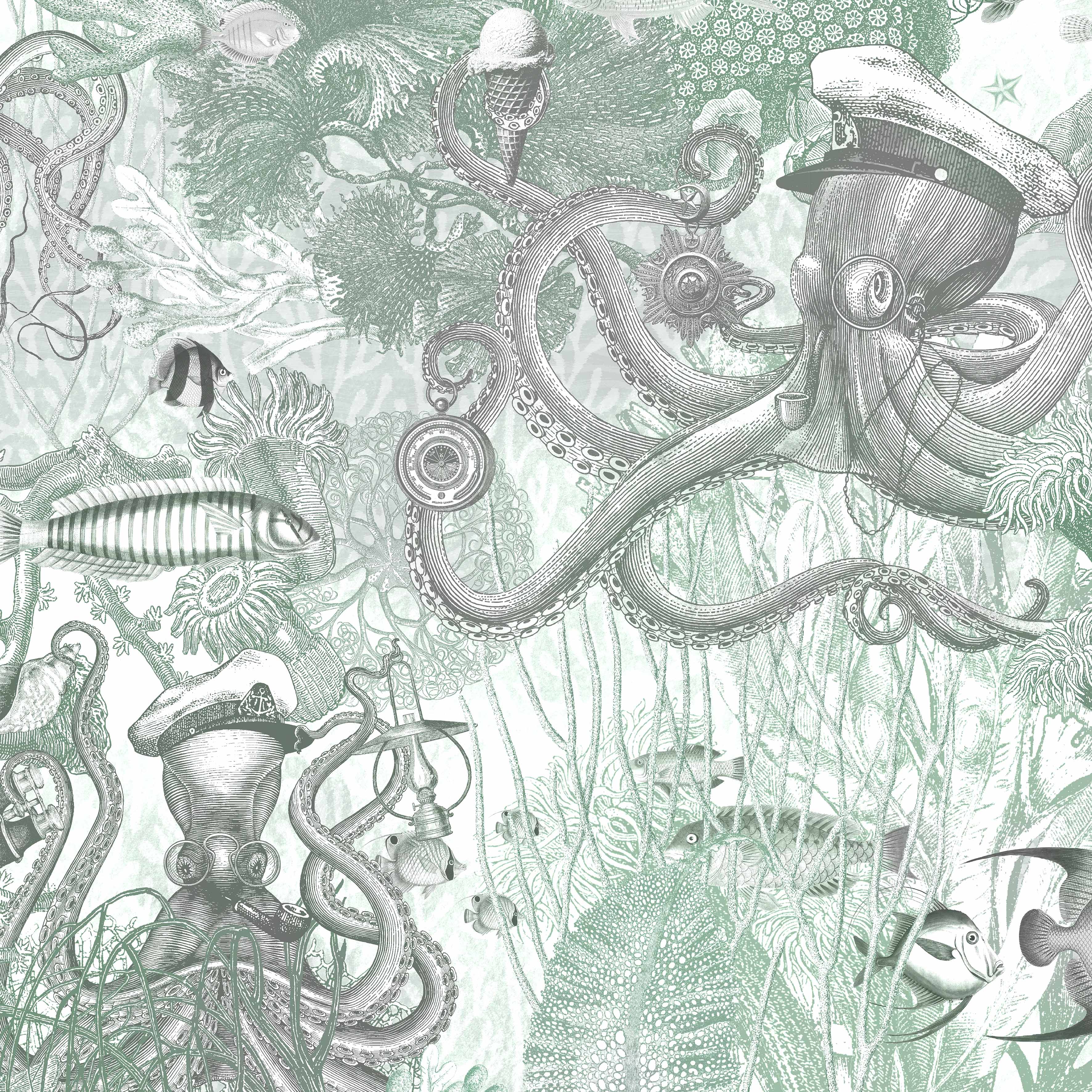 BRAND MCKENZIE Wallpaper Pattern No BMWL005/06E - Octopus