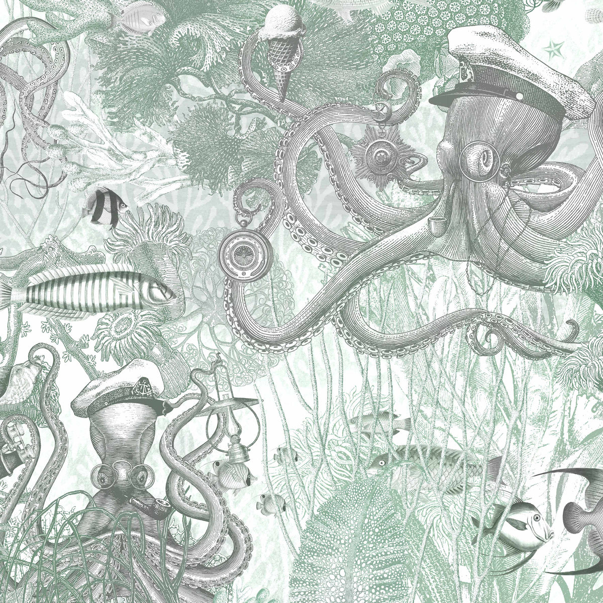 BRAND MCKENZIE Wallpaper Pattern No BMWL005/06E - Octopus