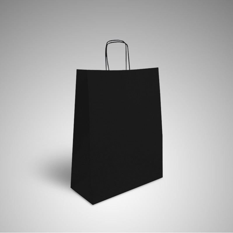 Bolsa de asa retorcida negra