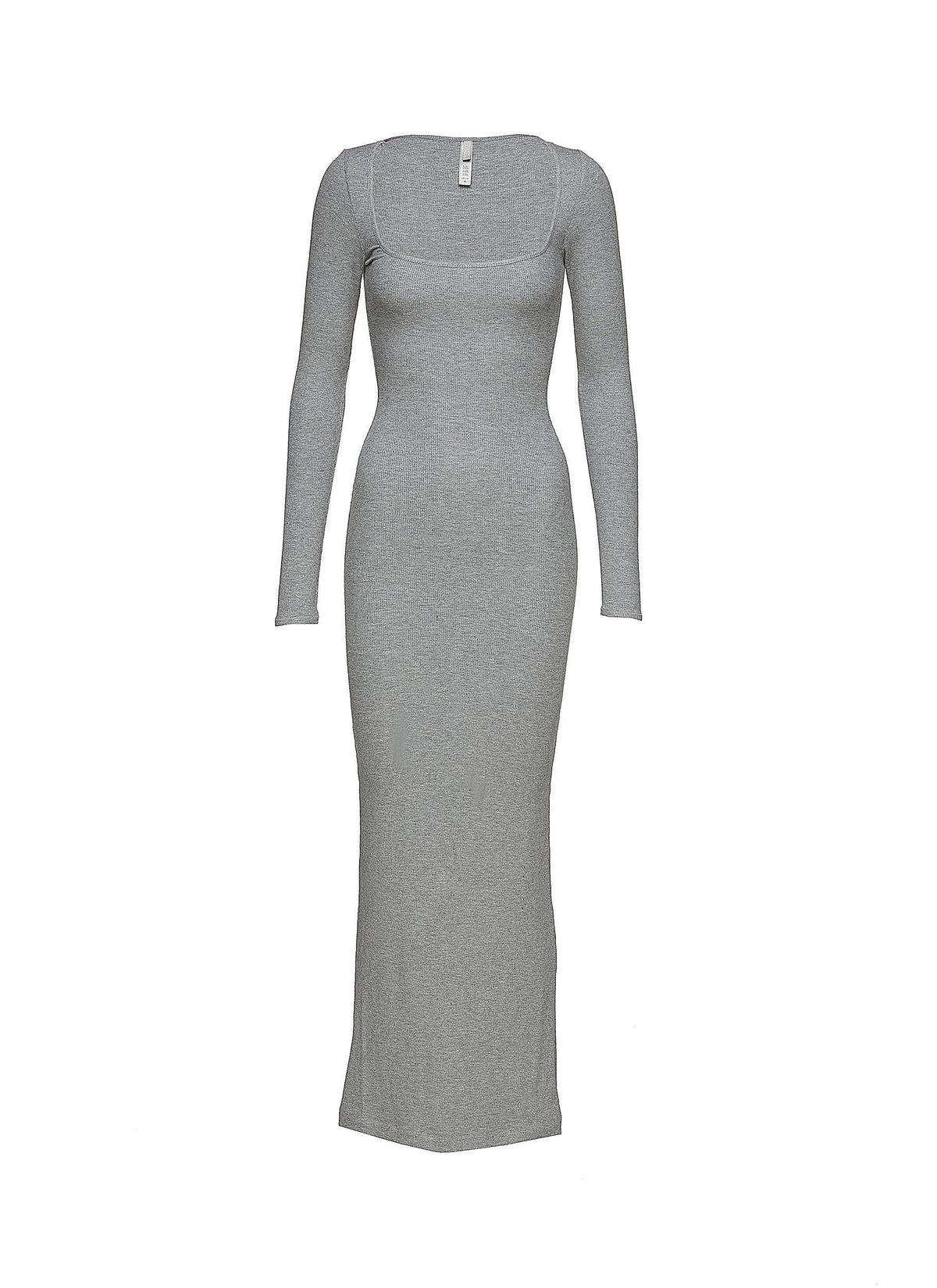 SKIMS | 'Soft Lounge' Long Sleeve Dress | GREY | Women