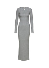 SKIMS | 'Soft Lounge' Long Sleeve Dress | GREY | Women