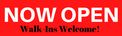 Banner-Walk Ins Welcome -Now Open Style 2
