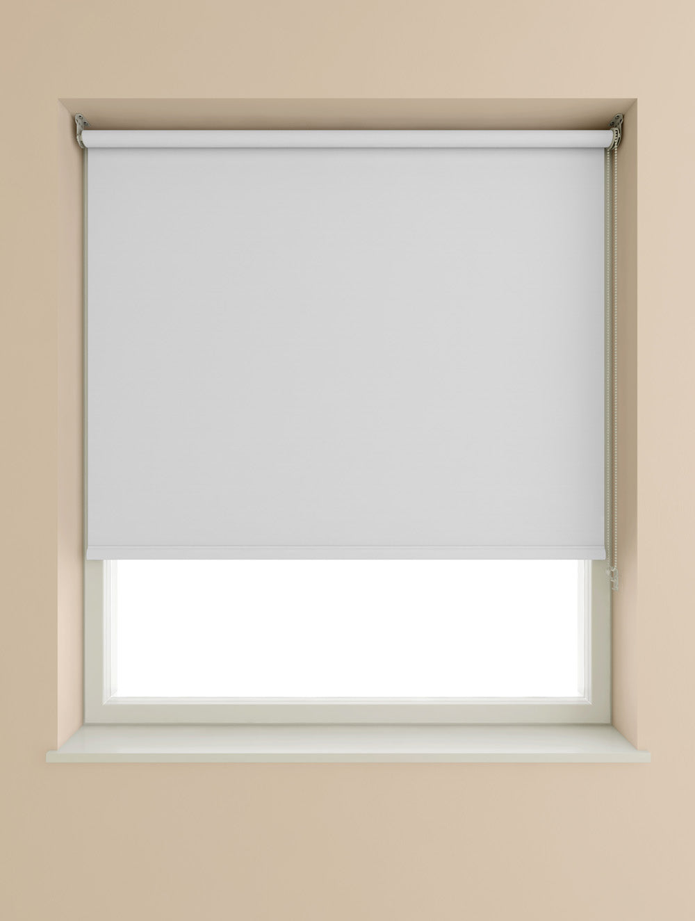 Speedy Blackout Roller Blind 180cm W x 175cm D White