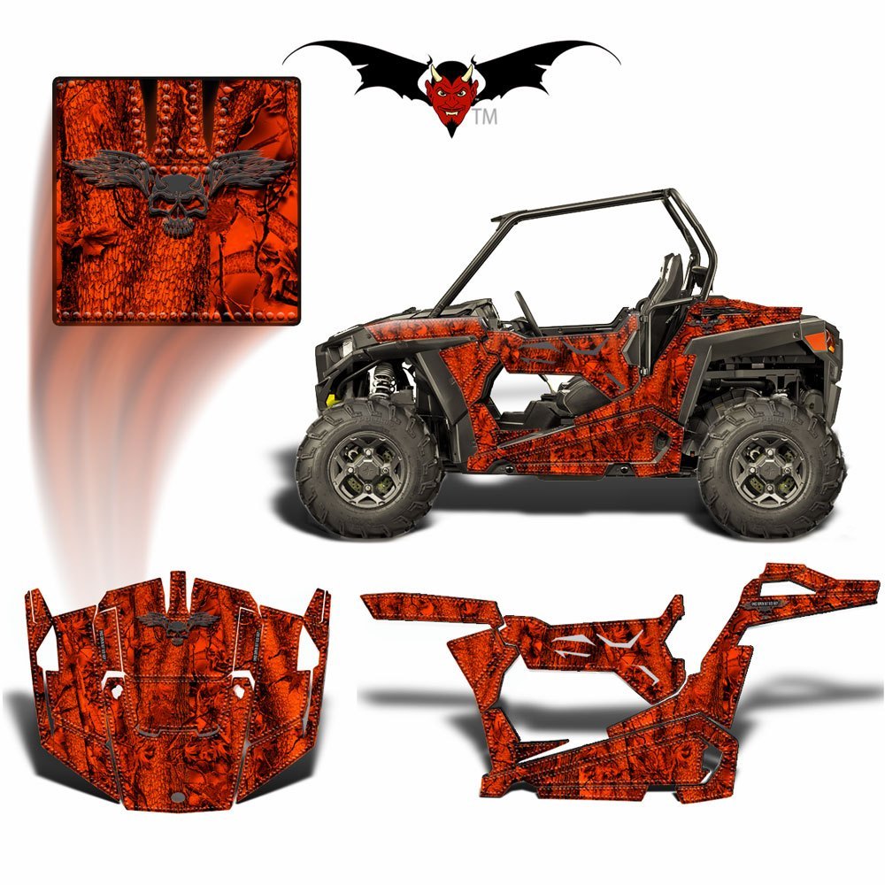 RZR 900 S GRAPHICS WRAP -  BLAZE CAMOUFLAGE - Speed Demon Wraps