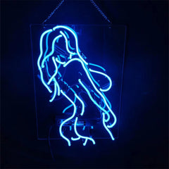 Blue Sexy Girl Live Nudes Neon_Signs Light - CN035-  DRIVEN - 1