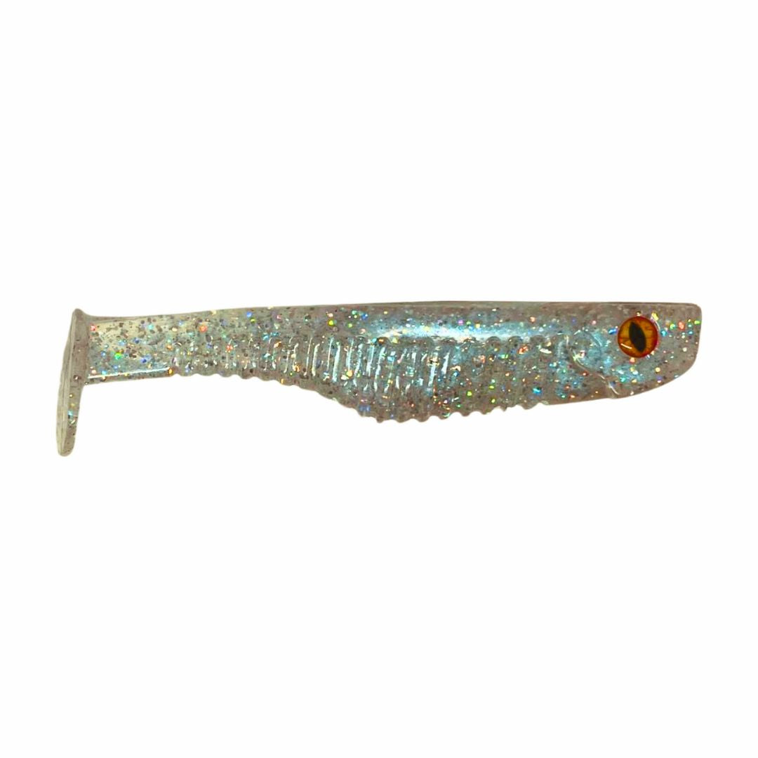 Bone Thug soft plastic bass lure in Holo Fish