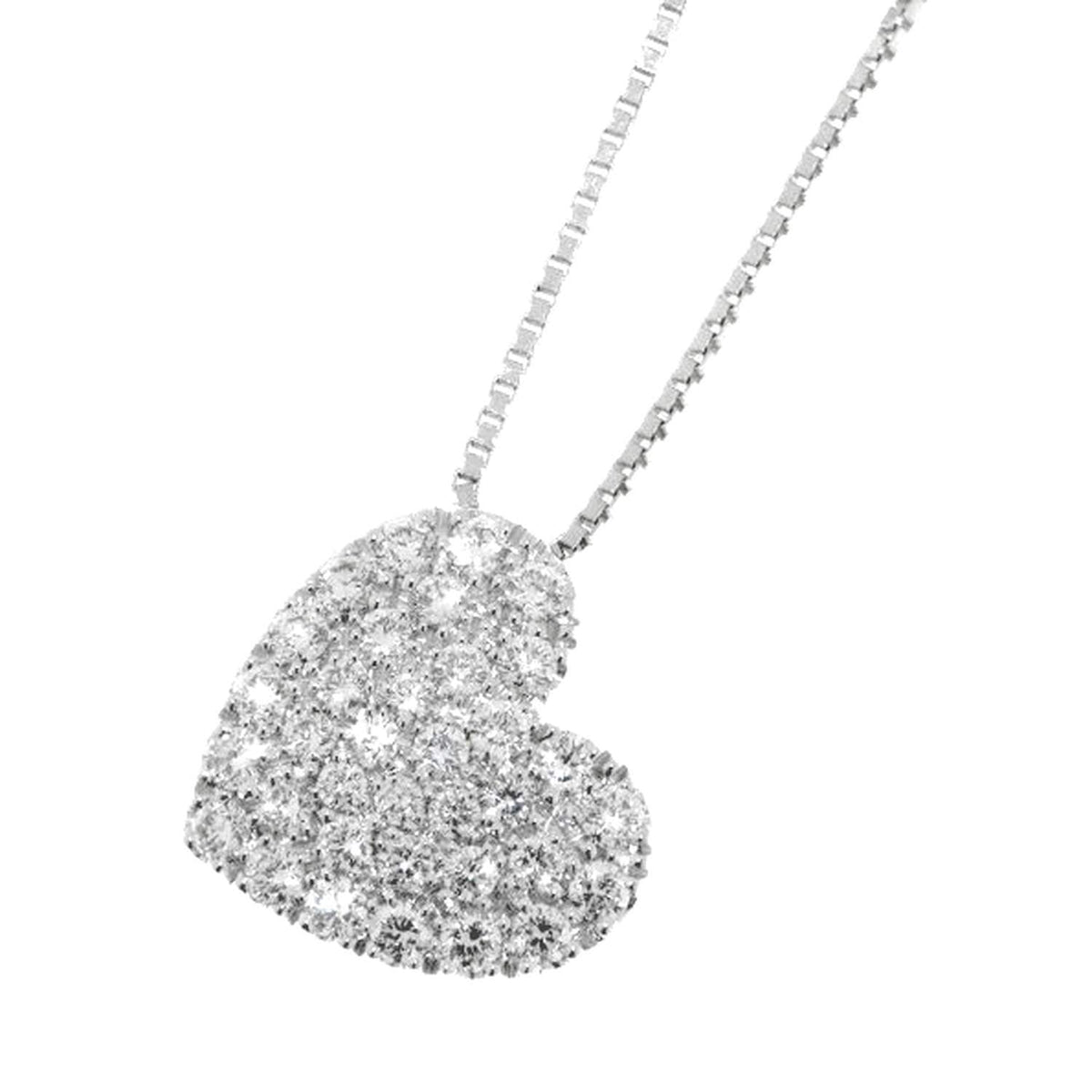 Collana Davite & Delucchi -  Cuore con Diamanti - CLN011493