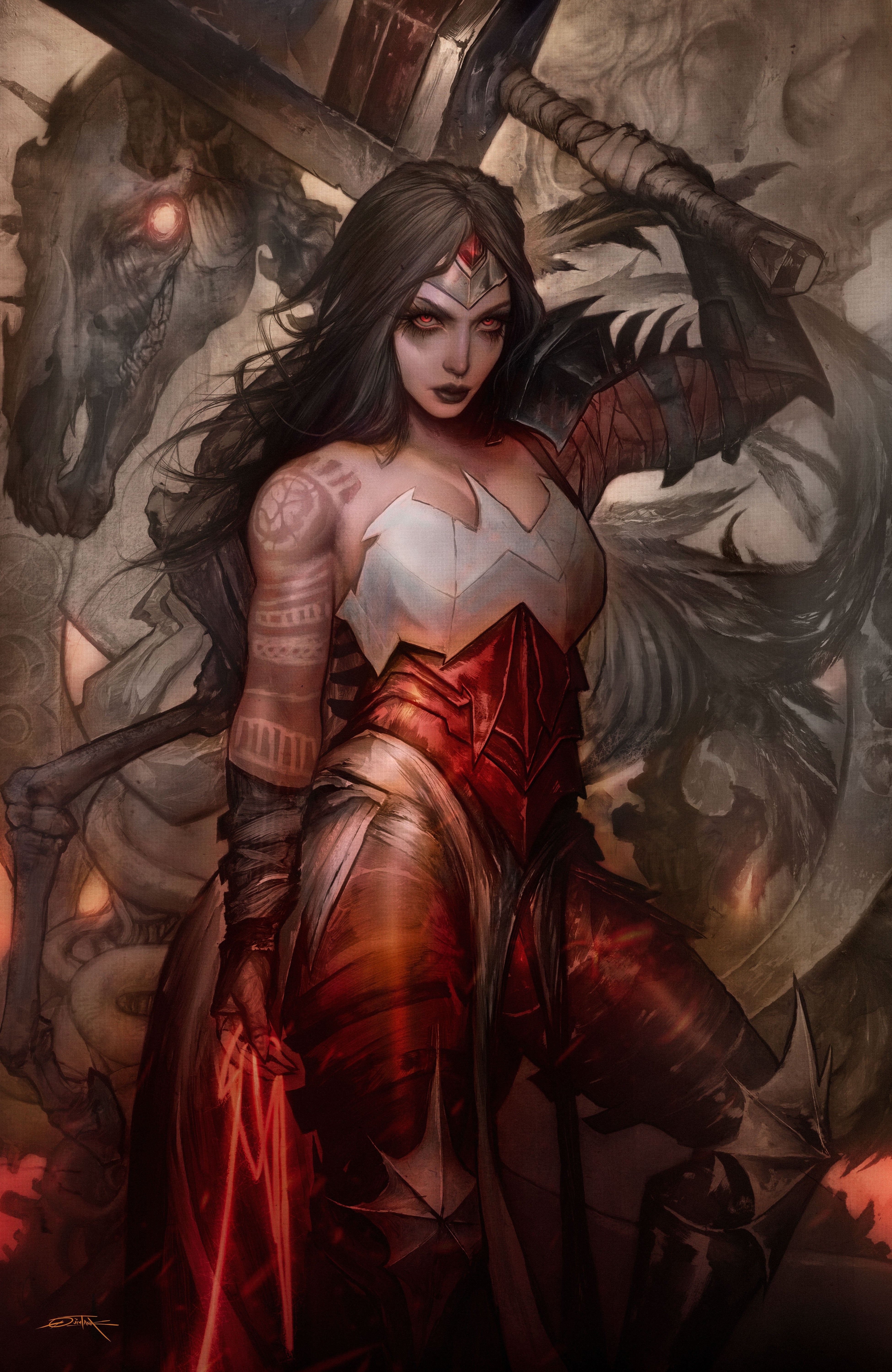 ABSOLUTE WONDER WOMAN #20 - DAN QUINTANA VIRGIN VARIANT KNIGHT OF COMICS SDCC 2026 EXCLUSIVE LTD 2000