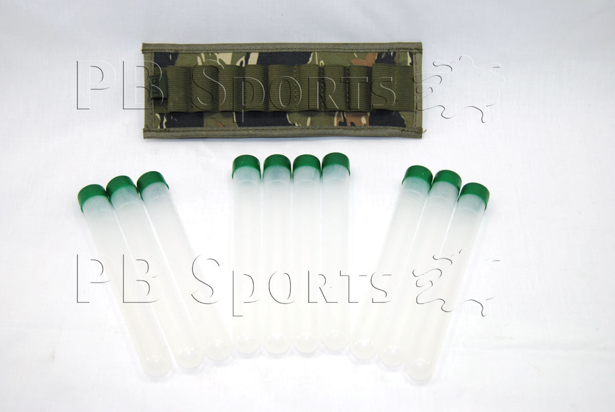 Valken V-TAC COtube panel - Tiger Stripe + 10 Pack 10 Round Tubes - Valken Paintball