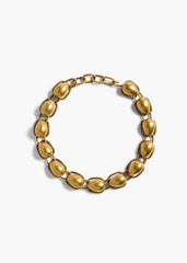 Khaite - Cyclone Chain Necklace in Antique Gold
