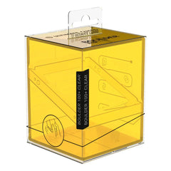 Ultimate Guard Deck Case 100+ Boulder CLEAR - Amber