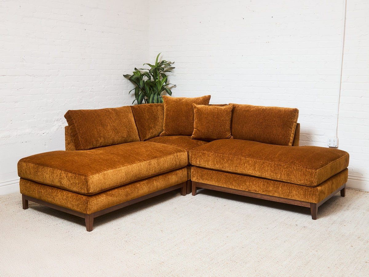 Lisette 3 Piece Double Bumper in Thriller Amber
