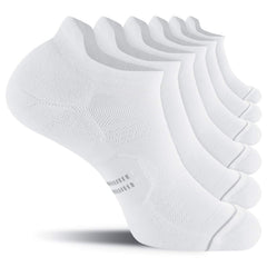 CelerSport 6 Pack Men's Running Ankle Socks with Cushion, Low Cut Athletic Sport Tab Socks
