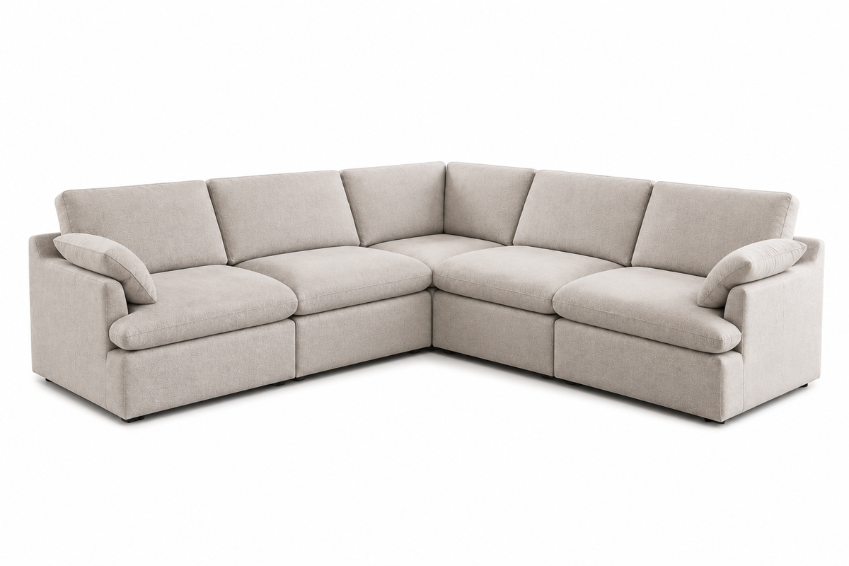 Scarlet Corner Modular Lounge Suite by John Young