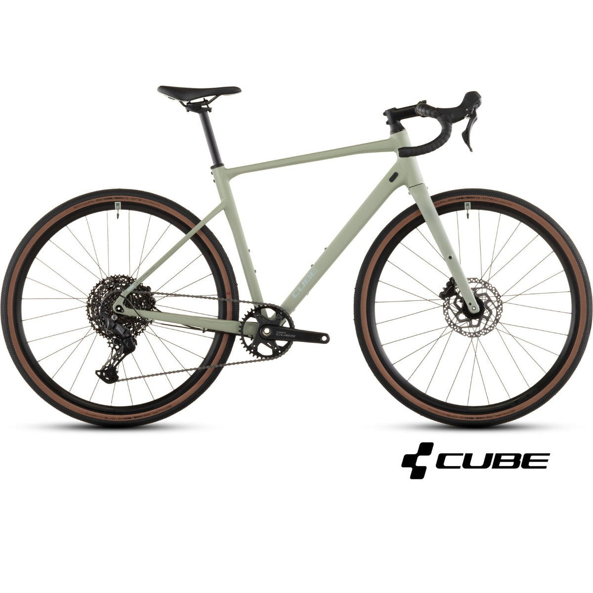 CUBE NUROAD PRO 28 gravel bike - pea´n´grey - CUBE - Evelostore