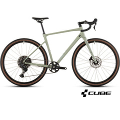 CUBE NUROAD PRO 28 gravel bike - pea´n´grey - CUBE - Evelostore