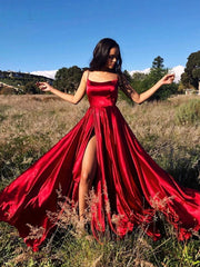 Cross Back Burgundy Long Prom Dresses, Backless Burgundy Long Formal Evening Dresses
