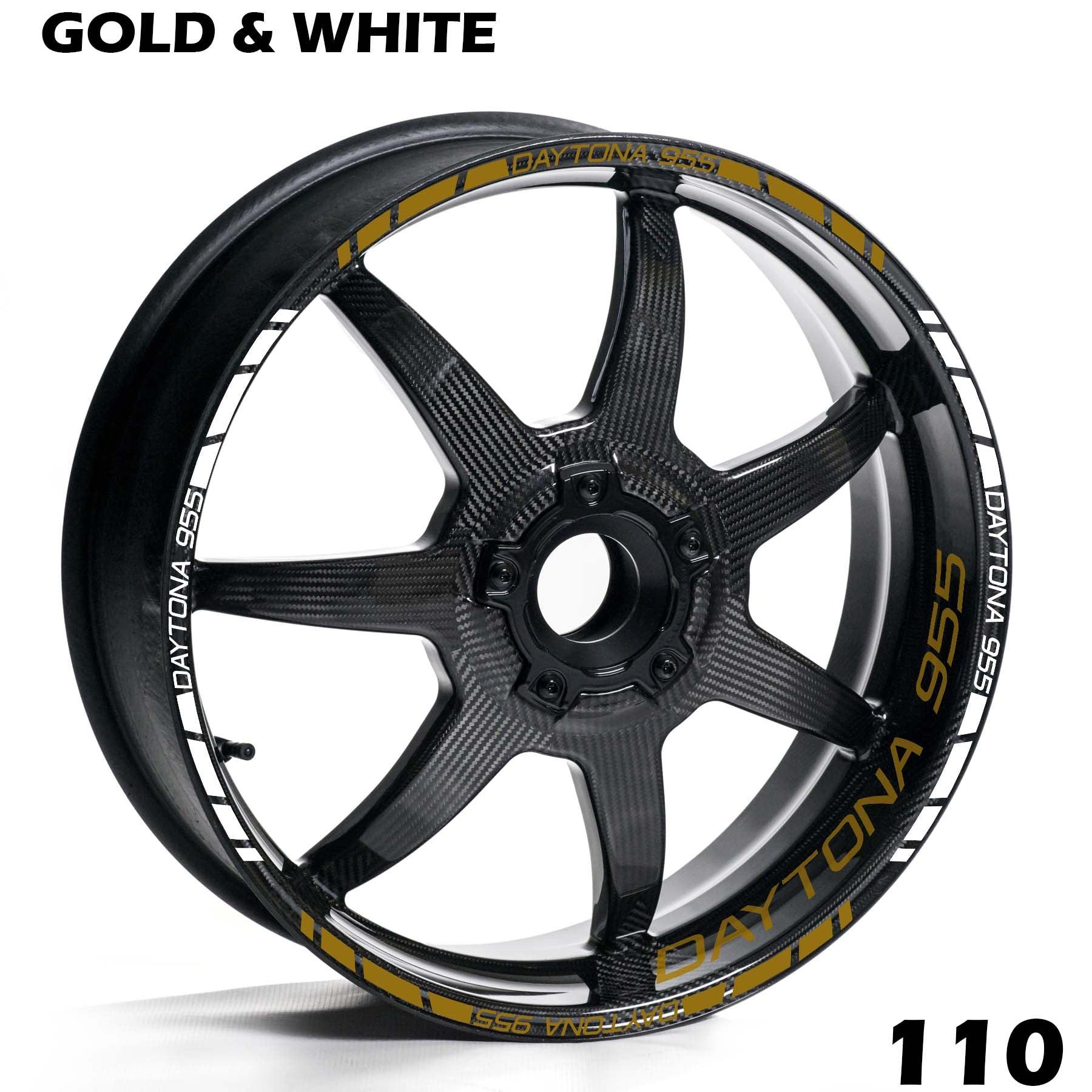 TRIUMPH DAYTONA 765 FULL WHEEL RIM STRIPE DECAL STICKER KIT - Speed Army