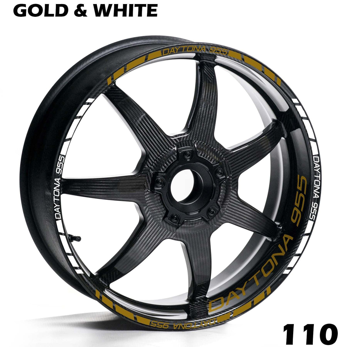 TRIUMPH DAYTONA 765 FULL WHEEL RIM STRIPE DECAL STICKER KIT - Speed Army