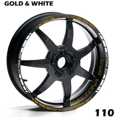 TRIUMPH DAYTONA 765 FULL WHEEL RIM STRIPE DECAL STICKER KIT - Speed Army