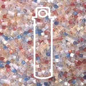 DB-MIX9104-TB - 11/0 Delica Bead Mix, Tuscan Mist | 7.2g Tube
