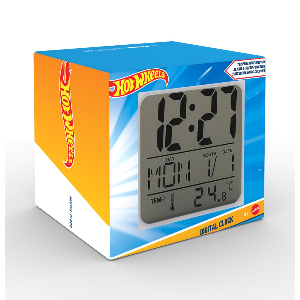 Hot Wheels Digital Clock