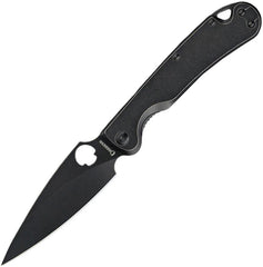 Daggerr Knives Zhalo Framelock Black FM02-2FRBWBW-NF by Daggerr Knives