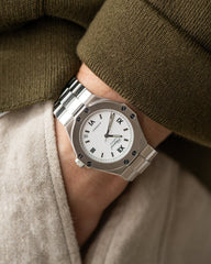 Chopard サンモリッツ 8300 SS ホワイトローマン Watch CHOPARD