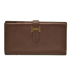 Hermes  Epsom Bearn Gusset Wallet Ebene □B