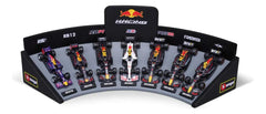 Bburago 1:43 Red Bull Racing 7 Autos + Soporte De Exposición Varios