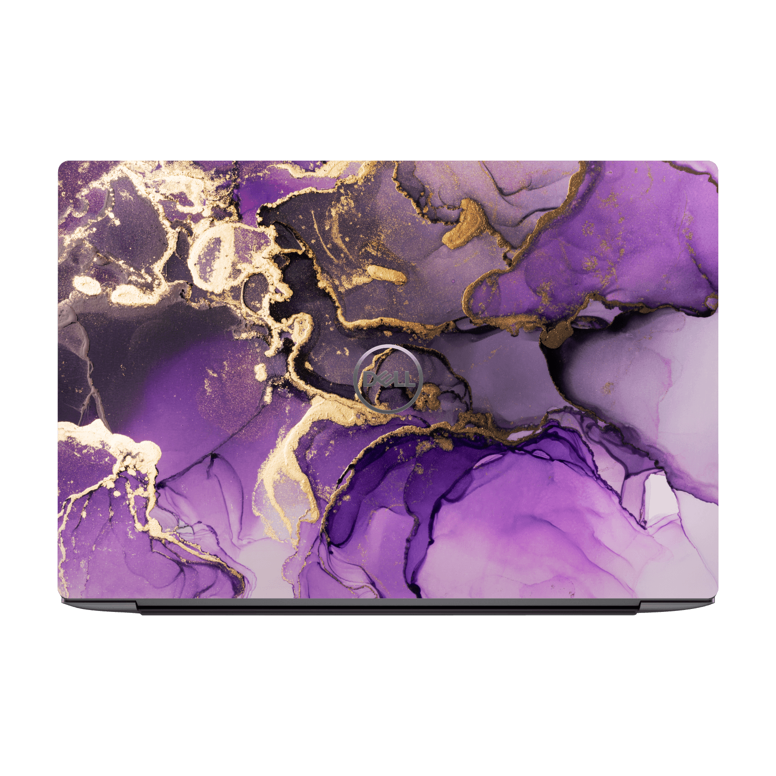Dell XPS 17 (9700/9710/9720/9730) Print Printed Custom SIGNATURE AGATE GEODE Purple-Gold Skin Wrap Sticker Decal Cover Protector by QSKINZ | qskinz.com