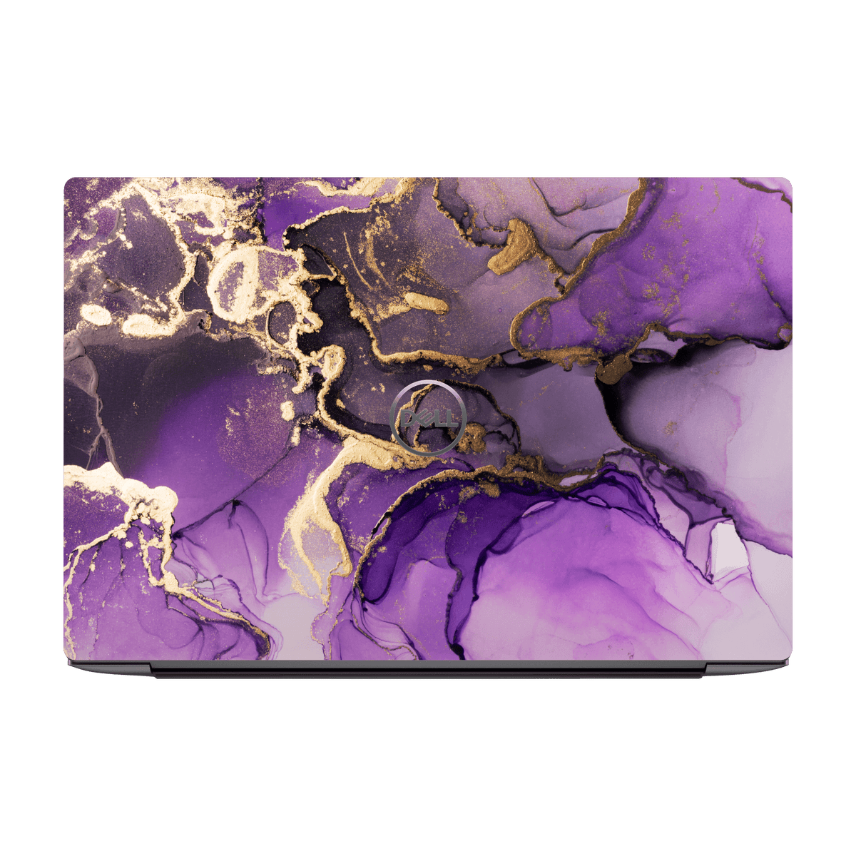 Dell XPS 17 (9700/9710/9720/9730) Print Printed Custom SIGNATURE AGATE GEODE Purple-Gold Skin Wrap Sticker Decal Cover Protector by QSKINZ | qskinz.com